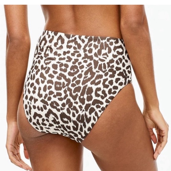 J crew cross back leopard bikini top bottom medium - Picture 5 of 6